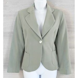 Career Blazer - Bay Leaf/Olive color, Size 2 (sm)
